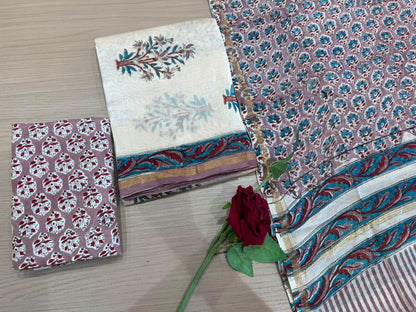 Chanderi Silk Suit