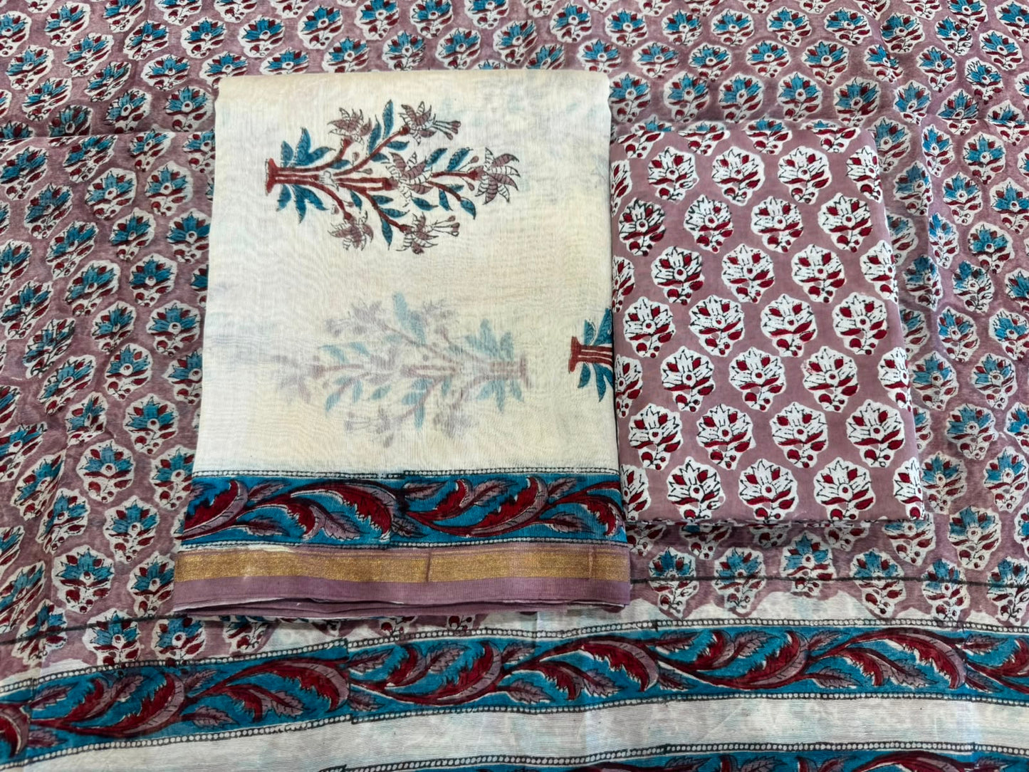 Chanderi Silk Suit