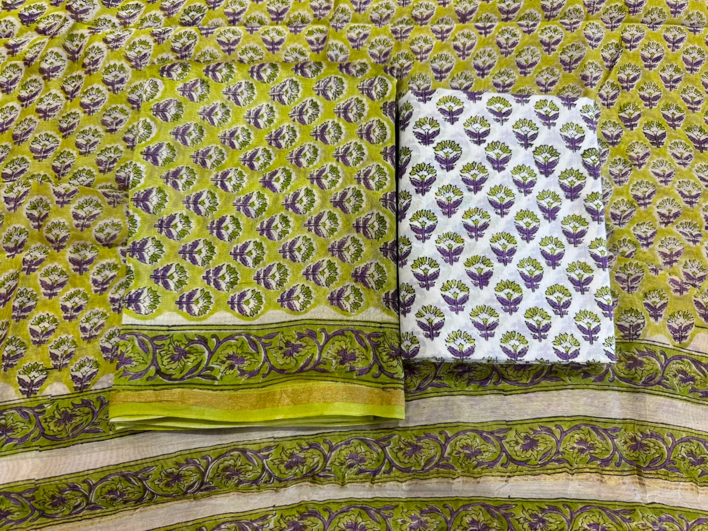 Chanderi Silk Suit