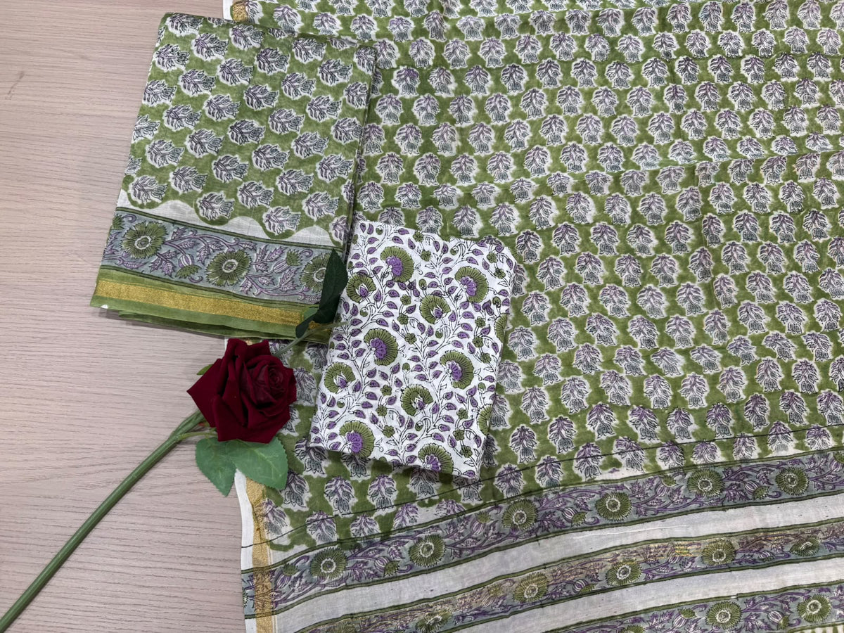 Chanderi Silk Suit