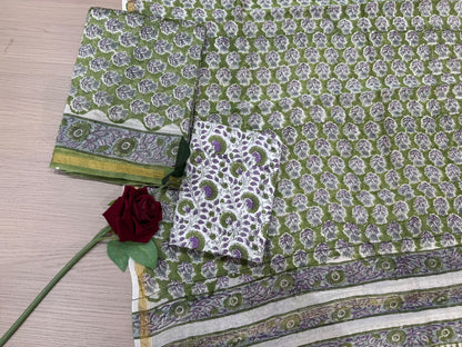 Chanderi Silk Suit