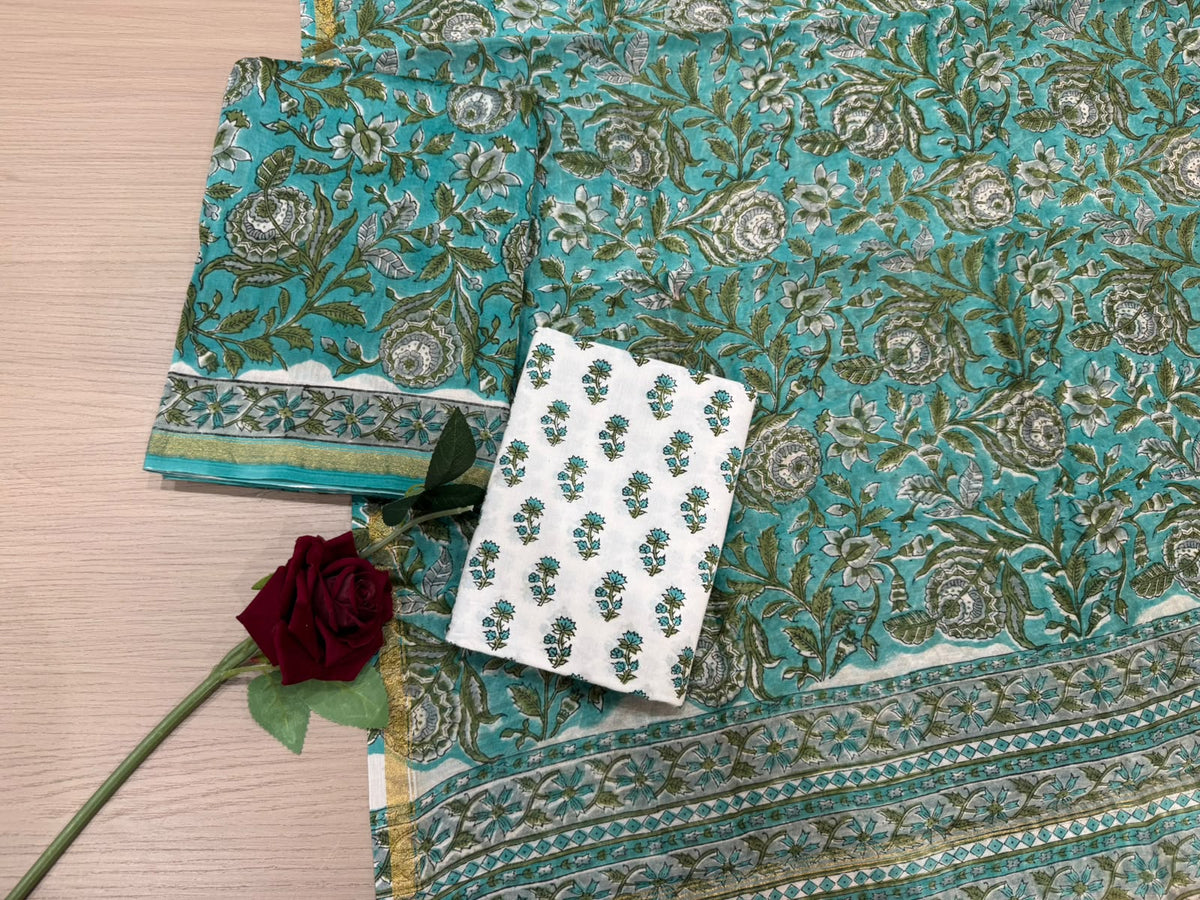 Chanderi Silk Suit