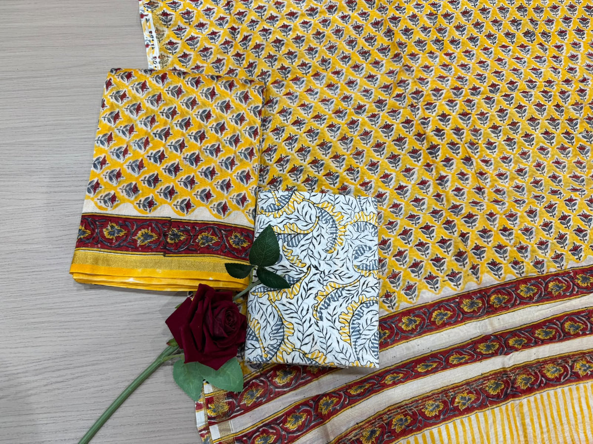 Chanderi Silk Suit