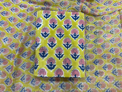 Cotton Suit with Chiffon Duppata