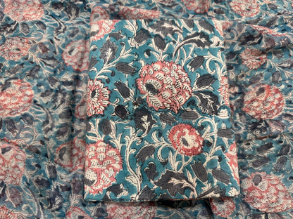 Cotton Suit with Chiffon Duppata