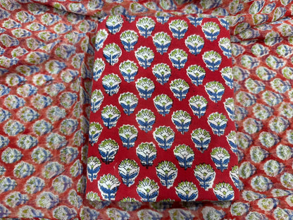 Cotton Suit with Chiffon Duppata