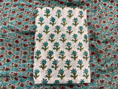 Cotton Suit with Chiffon Duppata