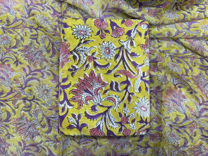 Cotton Suit with Chiffon Duppata