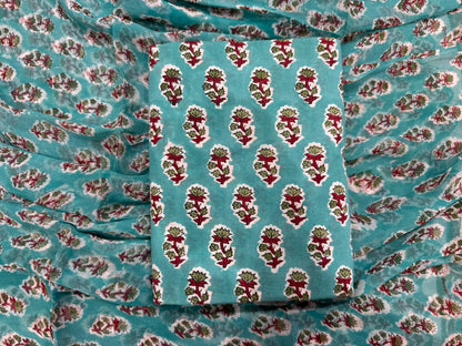 Cotton Suit with Chiffon Dupatta