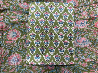 Cotton Suit with Chiffon Dupatta