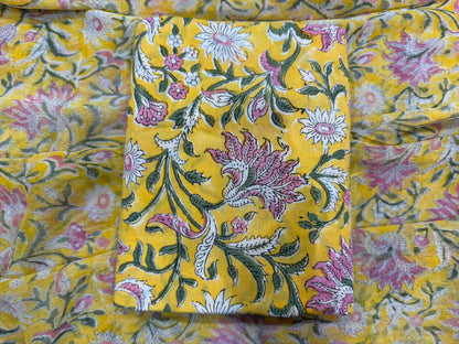 Cotton Suit with Chiffon Dupatta