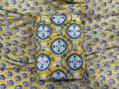 Cotton Suit with Chiffon Dupatta