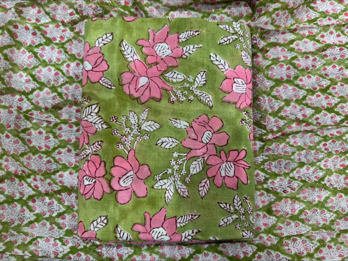 Cotton Suit with Chiffon Dupatta