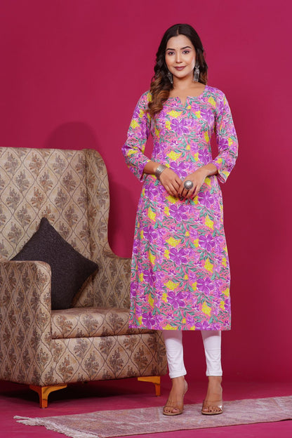 Cotton Printed Kurti