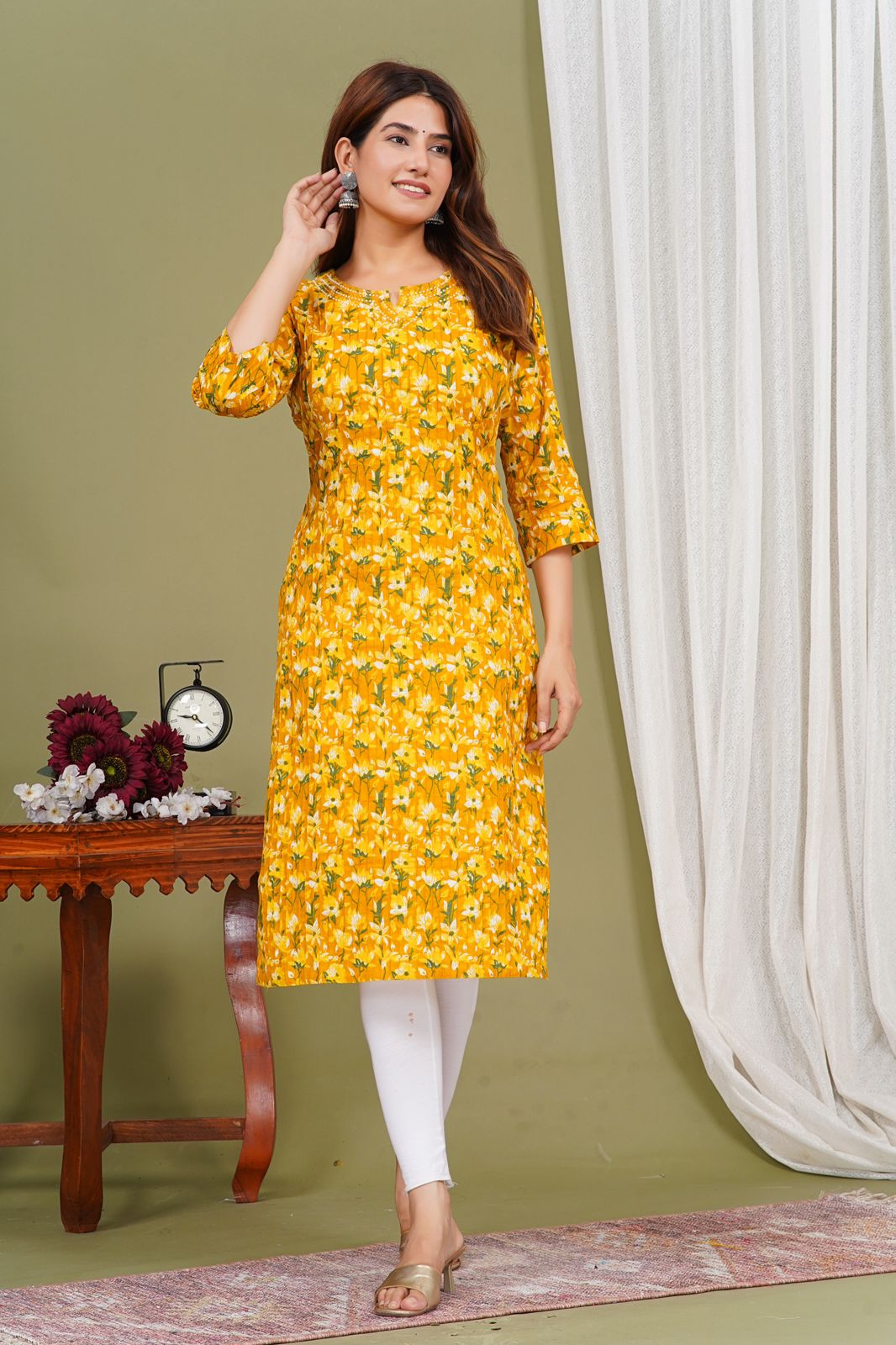 Cotton Printed Kurti