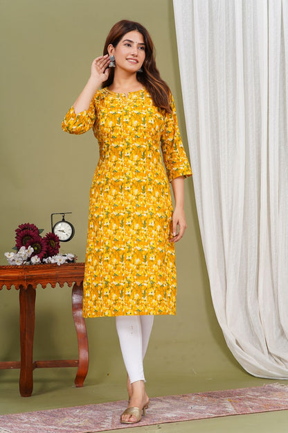 Cotton Printed Kurti