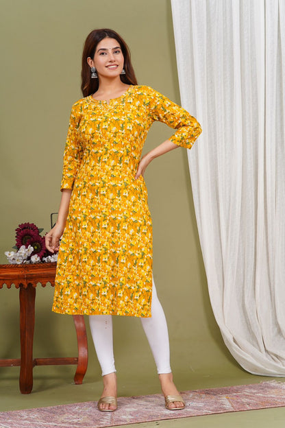 Cotton Printed Kurti