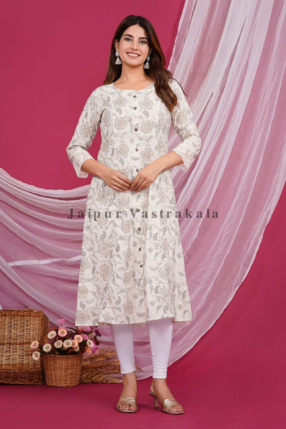 Earthy Elegance Cotton Flex Kurti