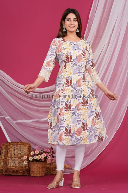 Autumn Hues Cotton Flex Kurti