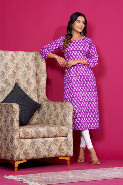 Cotton Printed Kurti