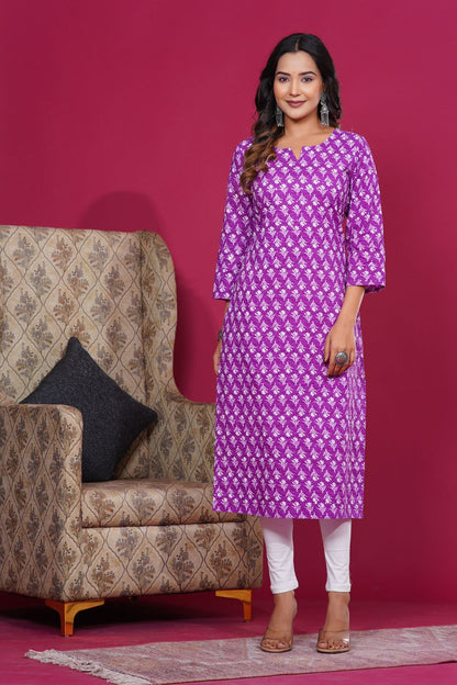 Cotton Printed Kurti