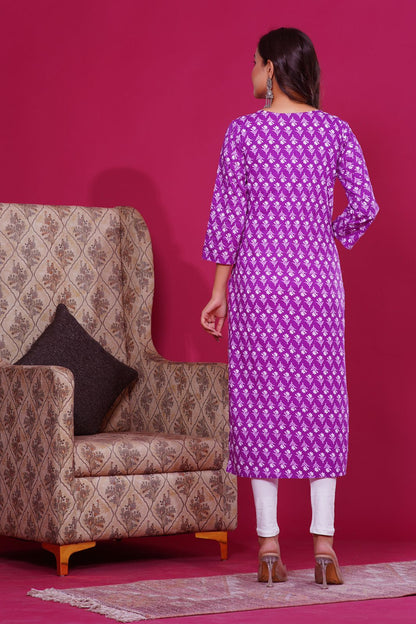 Cotton Printed Kurti