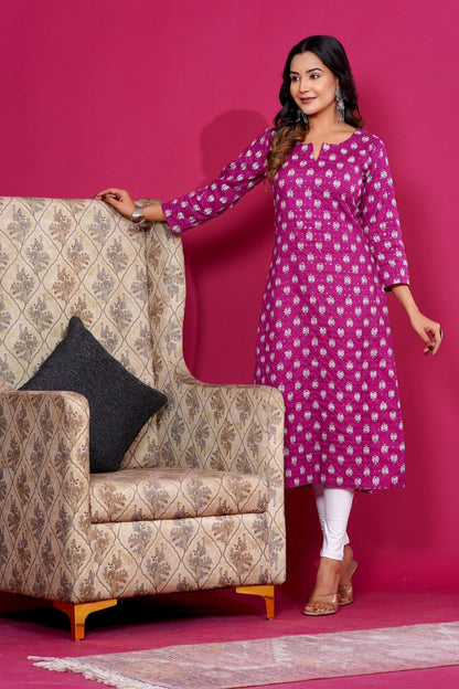 Cotton Printed Kurti