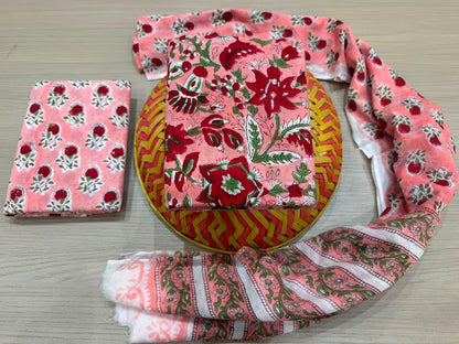 Cotton Suit with Cotton Dupatta