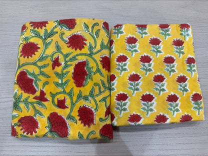 Cotton Suit with Cotton Dupatta