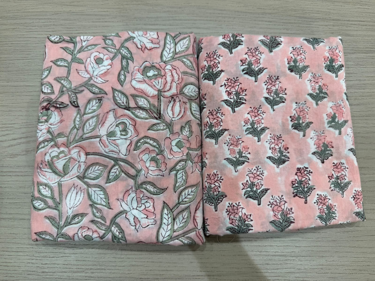 Cotton Suit with Cotton Dupatta