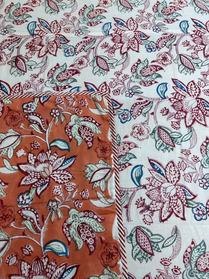 Hand Block Printed Double Bed Dohar