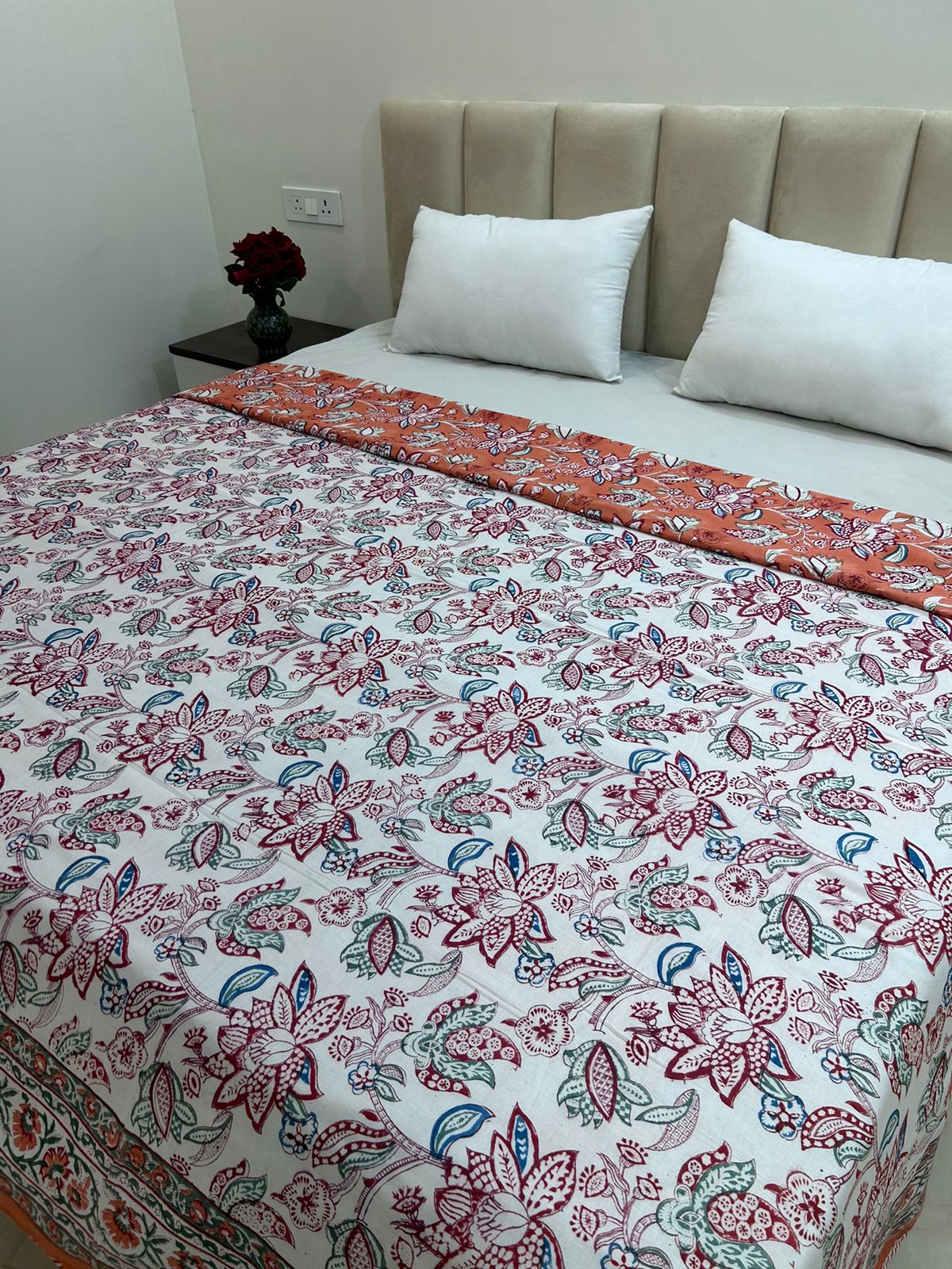 Hand Block Printed Double Bed Dohar