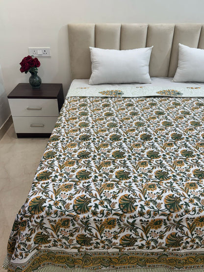 Harvest Bloom Double Bed Dohar