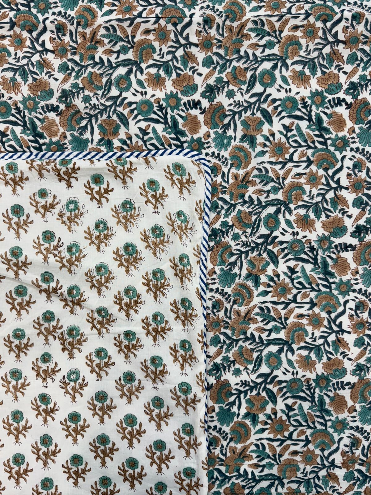 Vintage Flora Double Bed Dohar