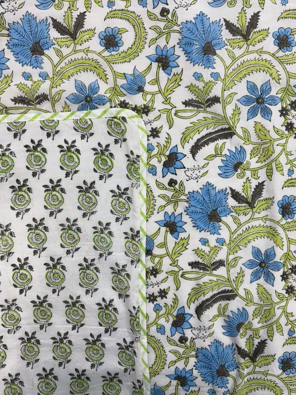 Leaf Hues Double Bed Dohar