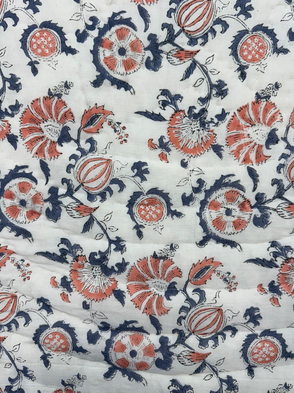 Marigold Meadows Reversible Double Bed Quilt