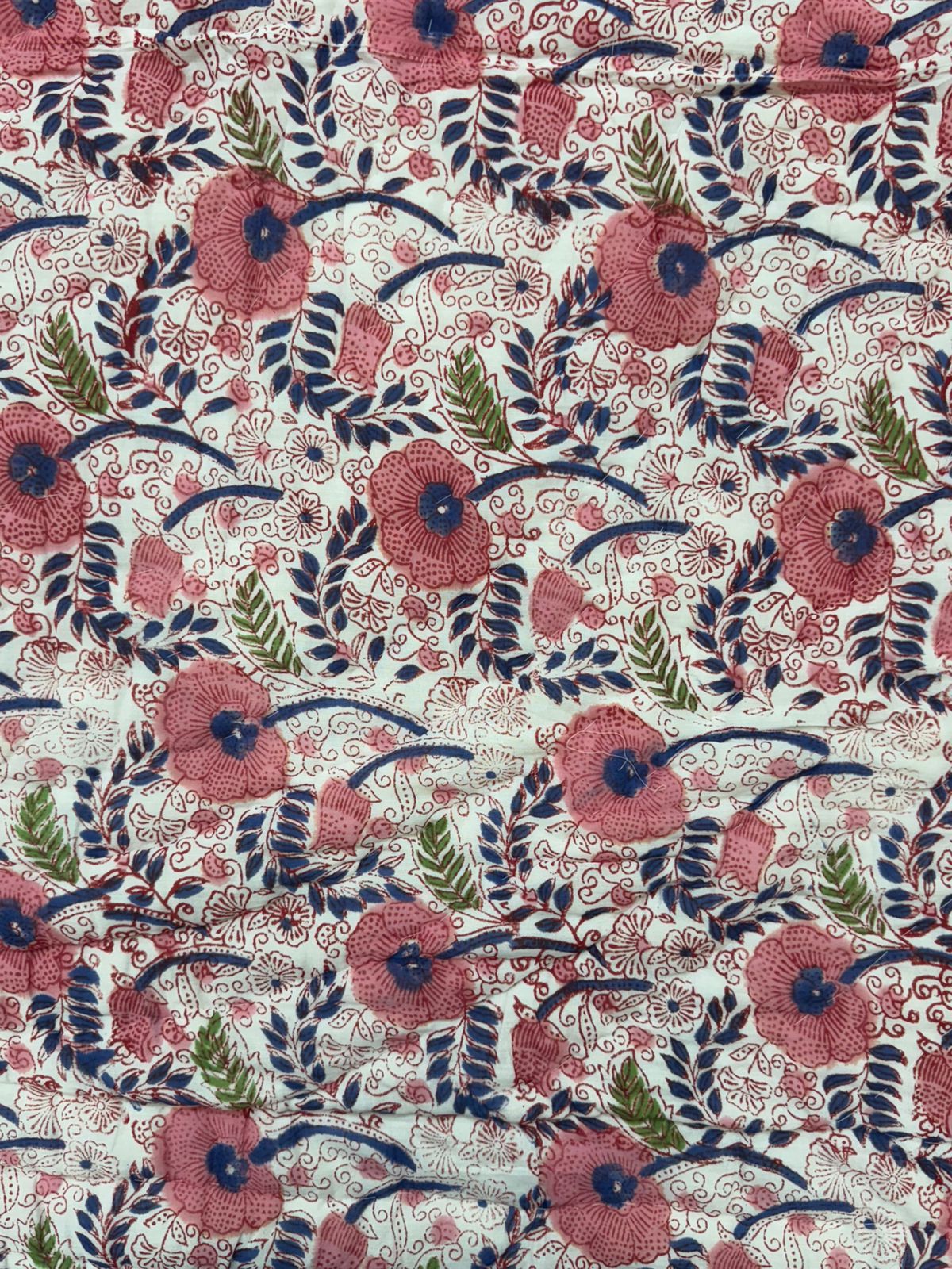 Sunlit Wildflowers Reversible Double Bed Quilt