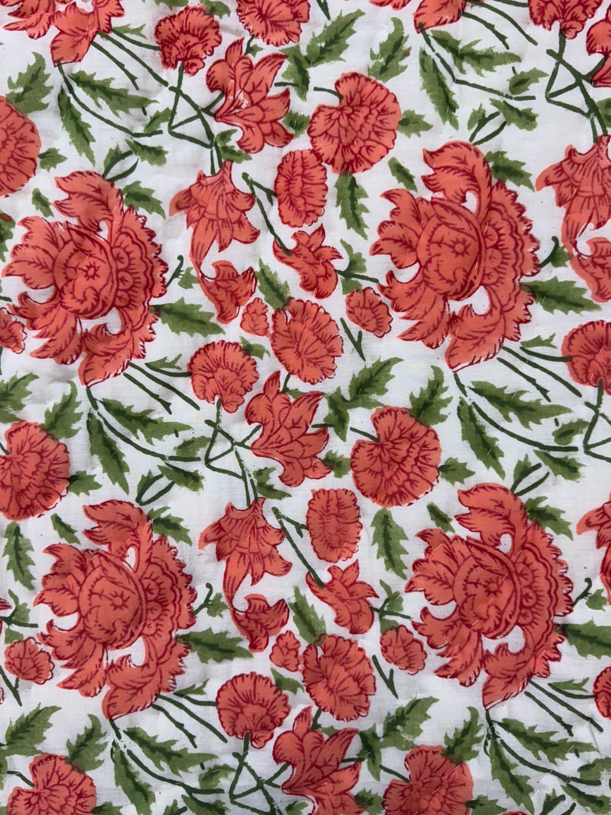 Meadow Ember Reversible Double Bed Quilt