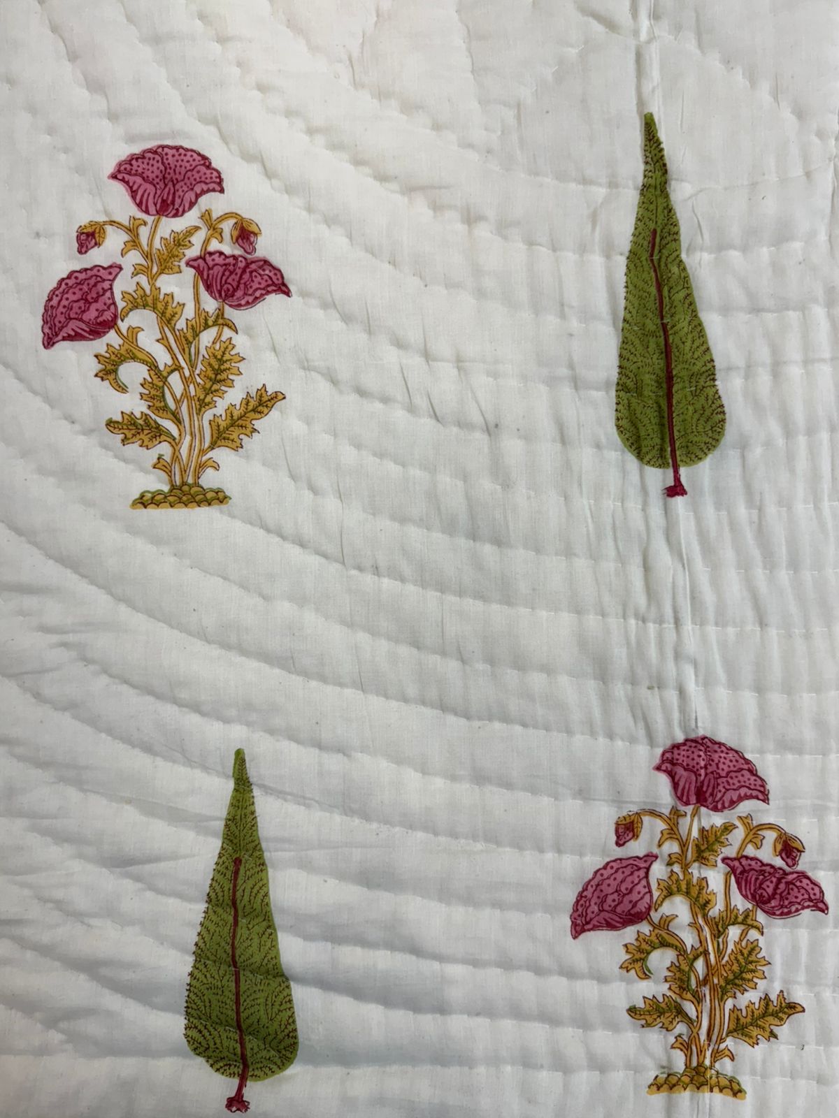 Spring Bouquet Reversible Double Bed Quilt