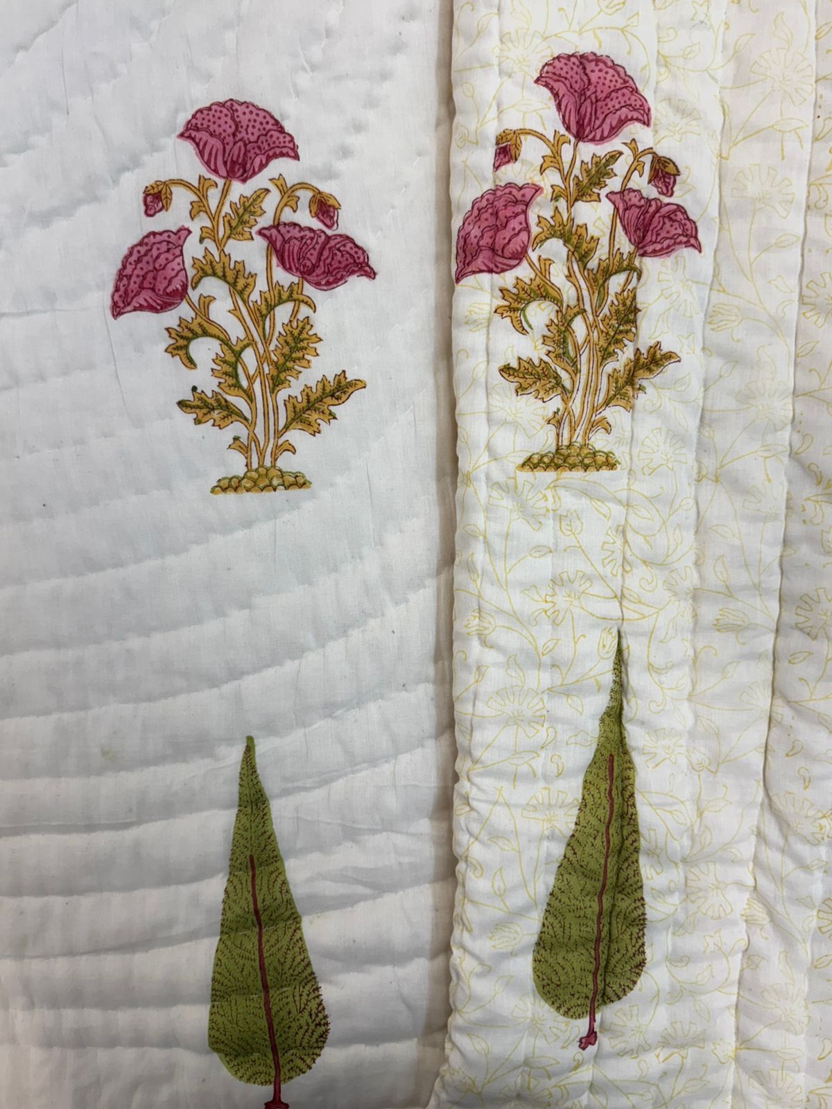 Spring Bouquet Reversible Double Bed Quilt