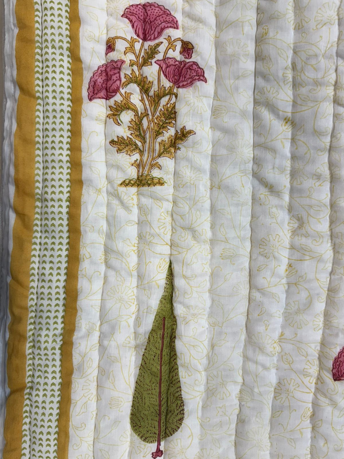 Spring Bouquet Reversible Double Bed Quilt
