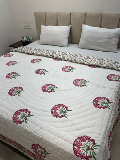 Double Bed Reversible Quilt