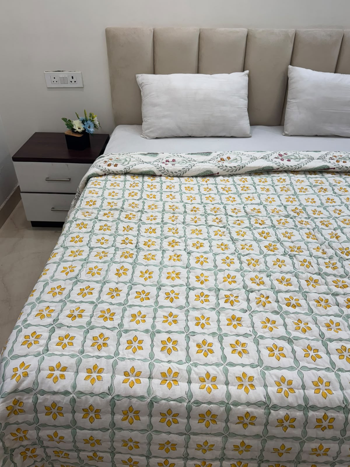 Double Bed Reversible Quilt
