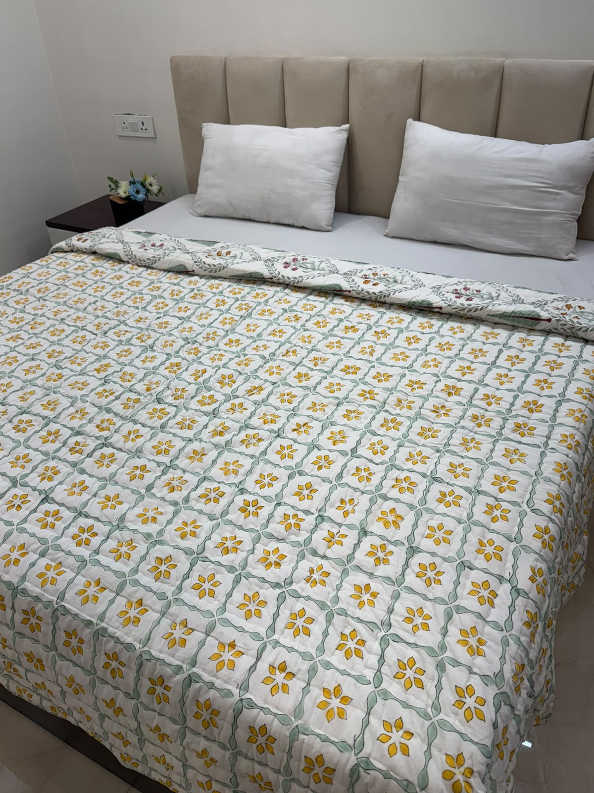 Double Bed Reversible Quilt