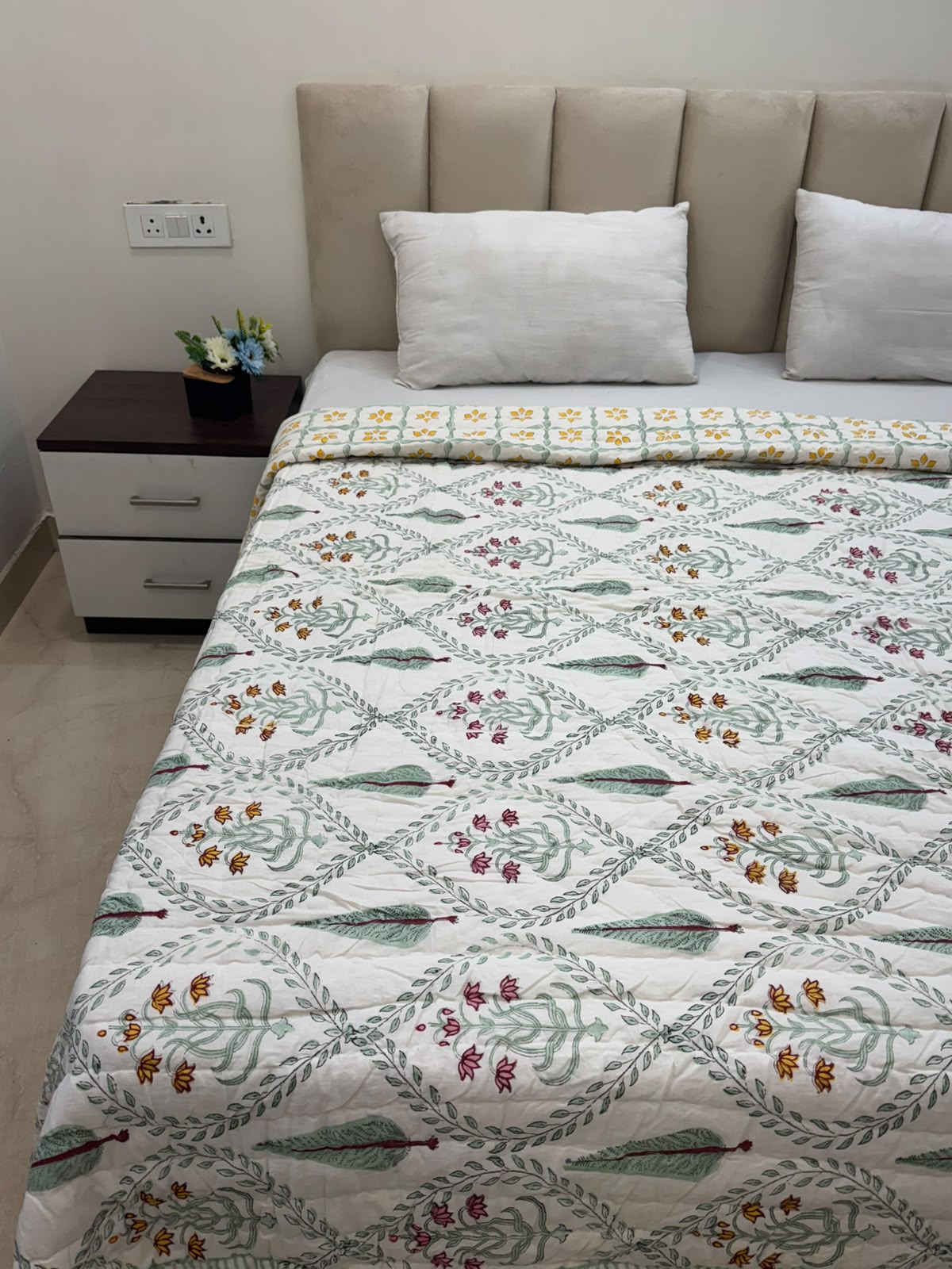 Double Bed Reversible Quilt