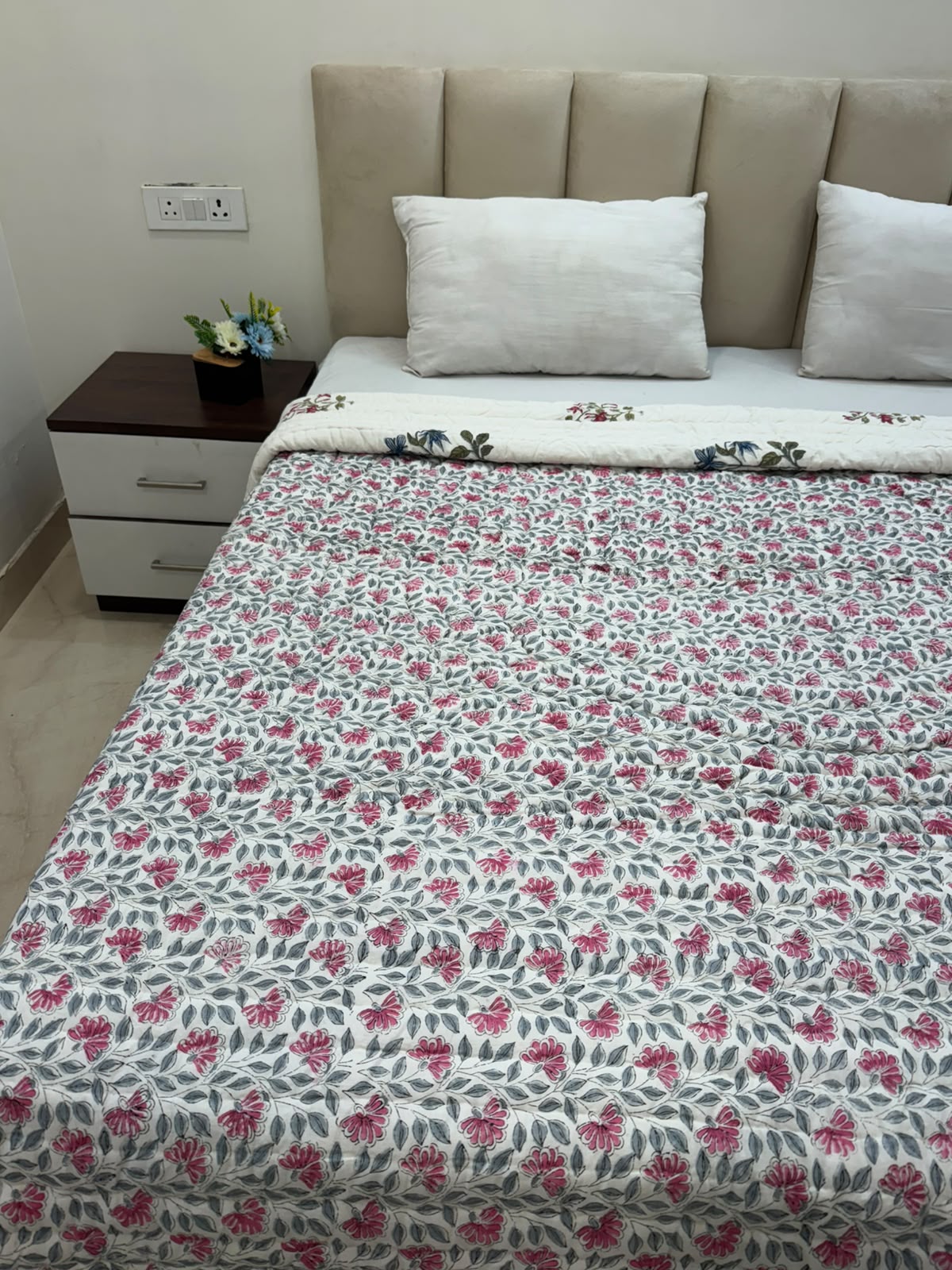 Double Bed Reversible Quilt