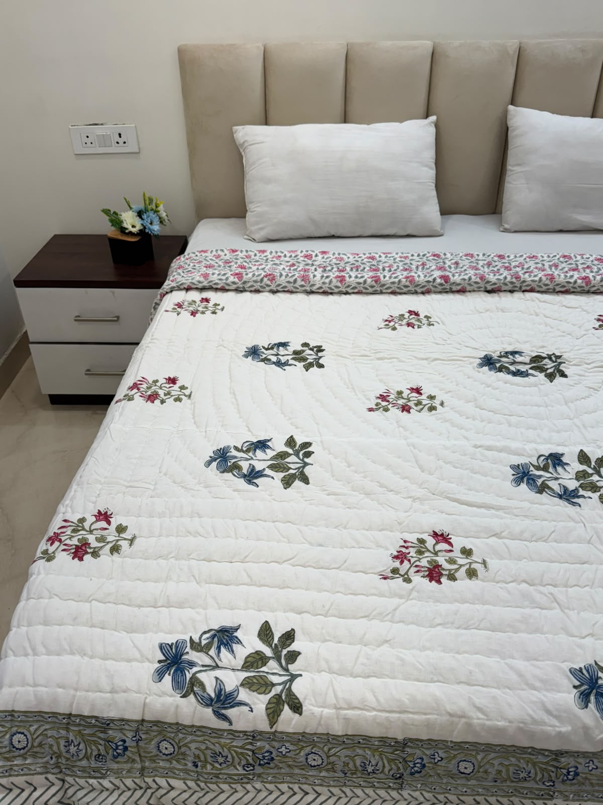 Double Bed Reversible Quilt