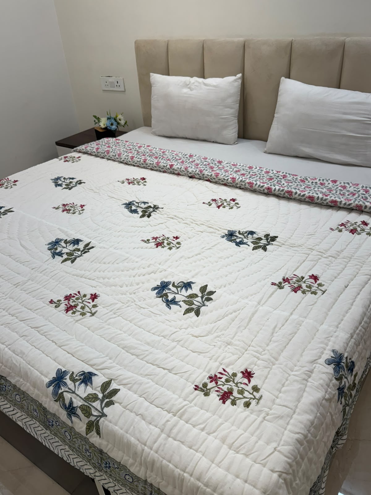 Double Bed Reversible Quilt