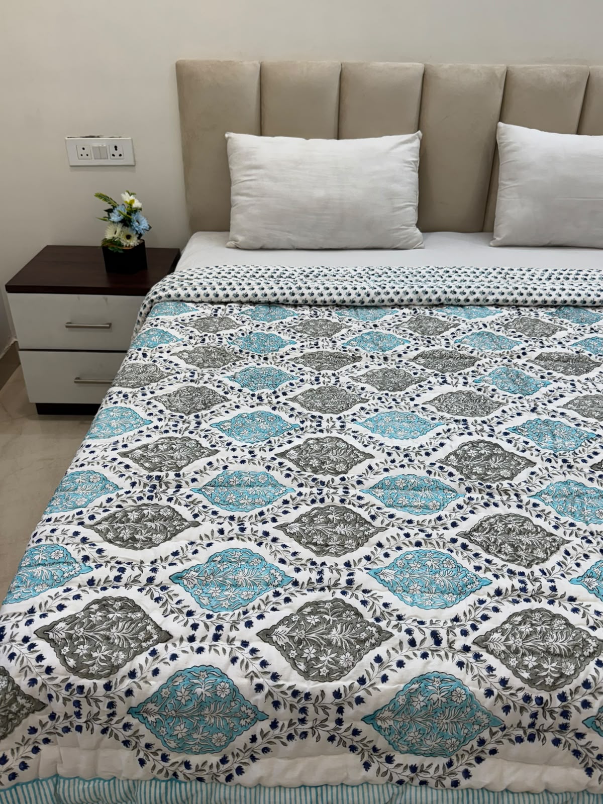 Double Bed Reversible Quilt