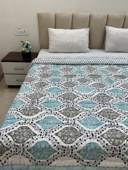 Double Bed Reversible Quilt